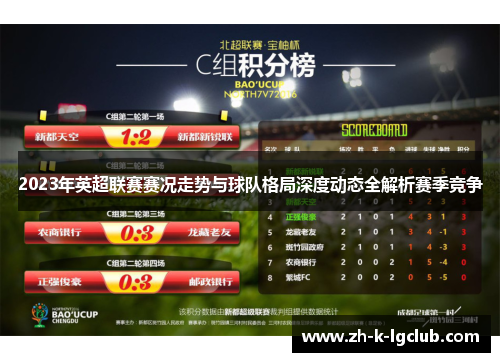 2023年英超联赛赛况走势与球队格局深度动态全解析赛季竞争